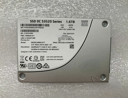 Dell 0R3J3Y S3520 1.6T 2.5 SATA 6G SSD Solid State Drive R730