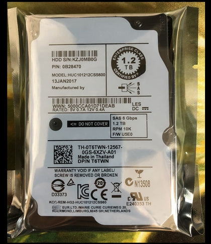 Dell 1.2TB 6G 10K 2.5