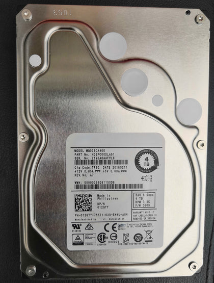 Dell 4T SAS 7.2K 12G 3.5 Hard Drive 0F9W8 DELL 4T SAS