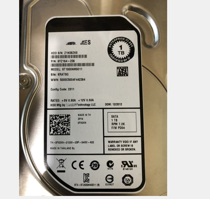 Dell Equallogic Storage Hard Drive 1TB 7.2K SATA 3.5 FX0XN 0FX0XN