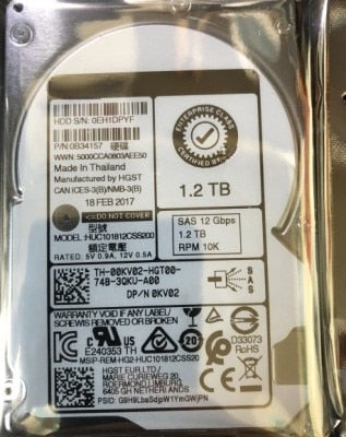 Dell HUC101812CSS200 1.2T 2.5 10K 12G SAS Server Hard Drive 0KV02