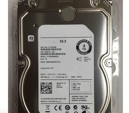 Dell R230 R420 R430 Hard Drive ST33000650NS 3TB SATA 3.5 7.2K