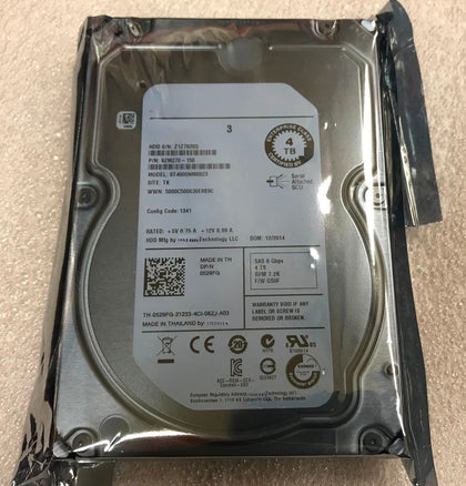 Dell R710 R720 R730 529GF Hard Drive 4T SAS 7.2K 3.5 ST4000NM0023