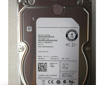 Dell ST4000NM0034 4TB 7.2K 12GB/S 128M SAS Server Hard Drive