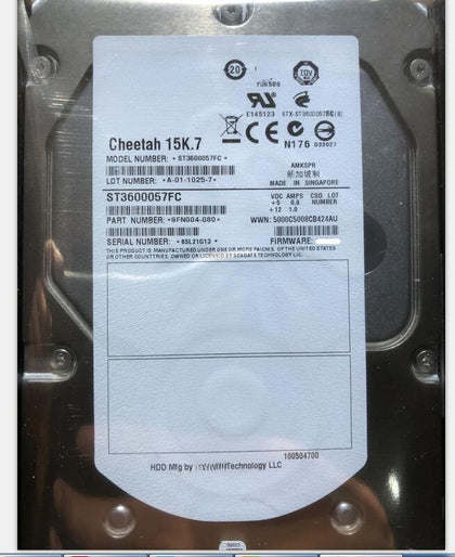 Dell sc30 compellent storage Hard Drive ST3600057FC 600G 15k SAS 3.5