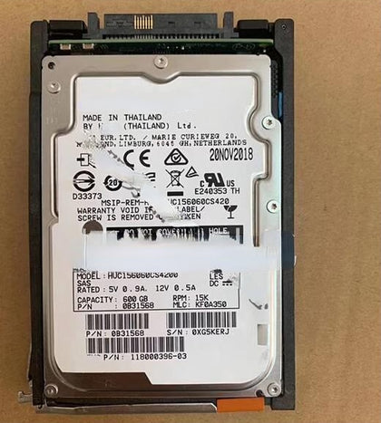 EMC Unity 005051608 005051606 Storage Hard Drive 600G 15K SAS 2.5