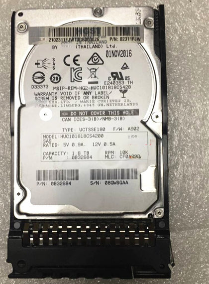For Huawei 02311FJW 1.8T Server Hard Drive 1.8TB 10K SAS 2.5 12GB