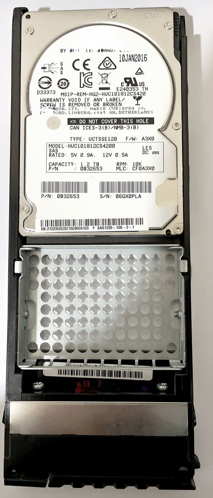 For Huawei S5300 S5500 V3 V5 Storage Hard Drive SAS 1.2T 10K 2.5-inch 02351KBT