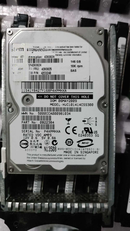 IBM 43X0824 43X0825 146G 10K SAS 2.5 Server Hard Drive X3850M2