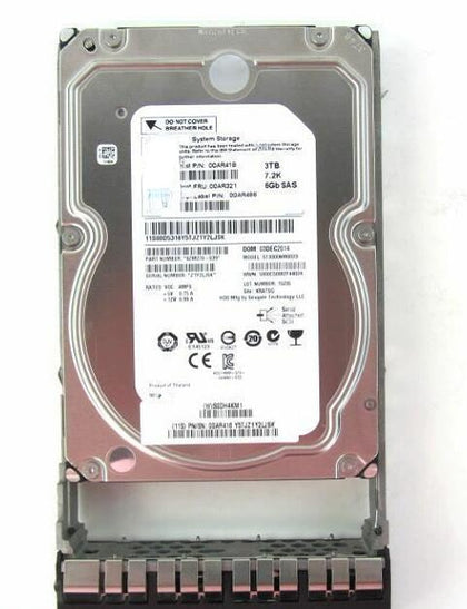 IBM V7000 Storage Hard Drive 3TB 7.2k 3.5 00AR321 00AR410 00AR486