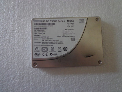 INTEL DELL S3500 480G SSD SATA 2.5-inch SSDSC2BB480G4R Solid State Drive