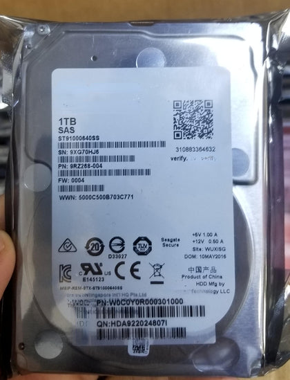 For Inspur NF5270 M3 M4 1T 1TB SAS 2.5 ST91000640SS Server Hard Drive