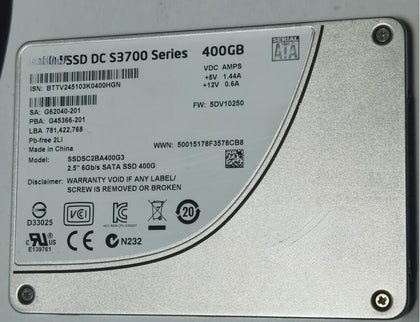 Intel DC S3610 S3700 400G 800G S3710 Enterprise SSD