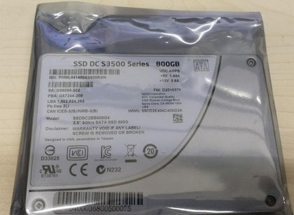 Intel S3500 800G SSD Solid State Drive 800G SSD