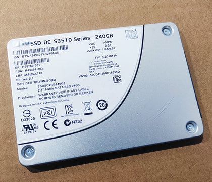 Intel S3500 S3510 S5320 240G 480G Solid State Drive Enterprise SSD