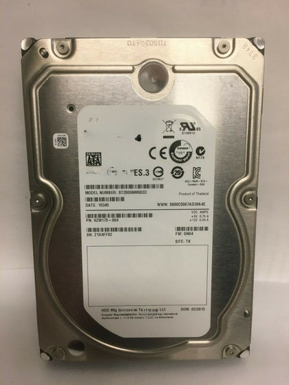 Lenovo 03T7866 2TB SATA 3.5 7.2K ST2000NM0033 RD630 RD640 Hard Drive