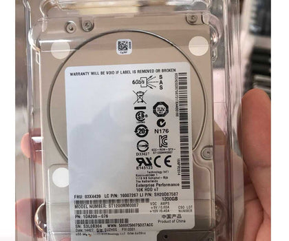 Lenovo 1.2T SAS 2.5 10K 03X4439 16007267 ST1200MM0007 Server Hard Drive