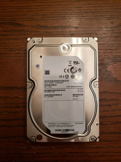 Lenovo 4TB SAS 3.5 4T 03T8336 03T7872 ST4000NM0023 Server Hard Drive