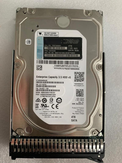 Lenovo 7XB7A00051 00YK040 4T SATA 3.5 7.2K 6Gb Server Hard Drive