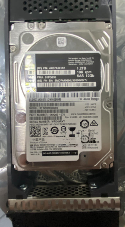 Lenovo DE Storage DE2000H DE4000H 01PG635 4XB7A14112 Storage Hard Drive