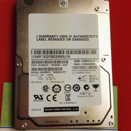 Lenovo R680 G7 300G 15K SAS 2.5-inch ST9300653SS 03X3797 Server Hard Drive