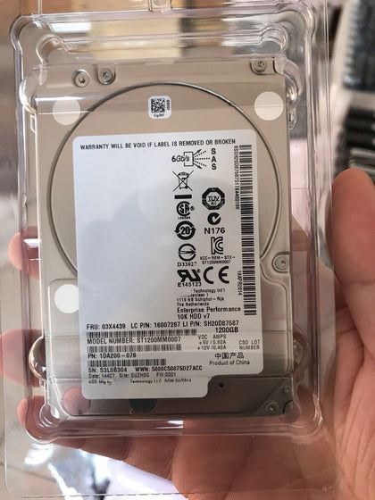 Lenovo RD440 RD530 RD540 RD630 RD640 Hard Drive 1.2T 10K SAS 03X4439