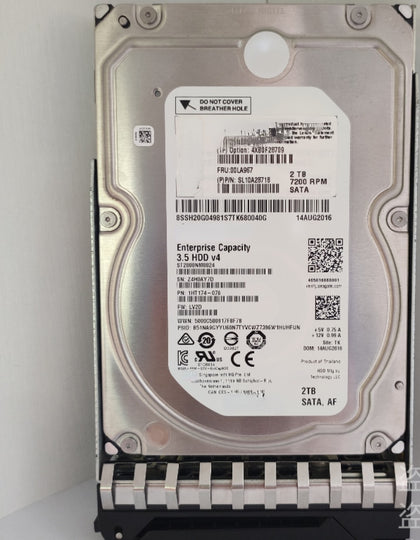 Lenovo ST2000NM0024 2T 7.2K SATA 3.5-inch 00LA967 00FC648 Hard Drive