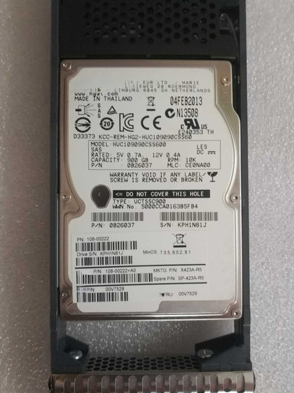 NetApp X423A-R5 Hard Drive 900G 10K 2.5 SAS DS2246,FAS2240,R6