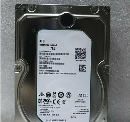 Seagate 4T ST4000NM0025 4TB 3.5-inch SAS 12GB YXG4K Hard Drive