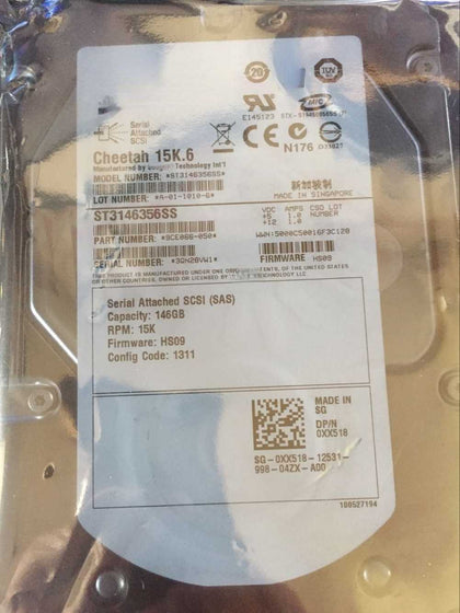 Seagate Dell SAS 146G 15K Server Hard Drive ST3146356SS ST3146855SS