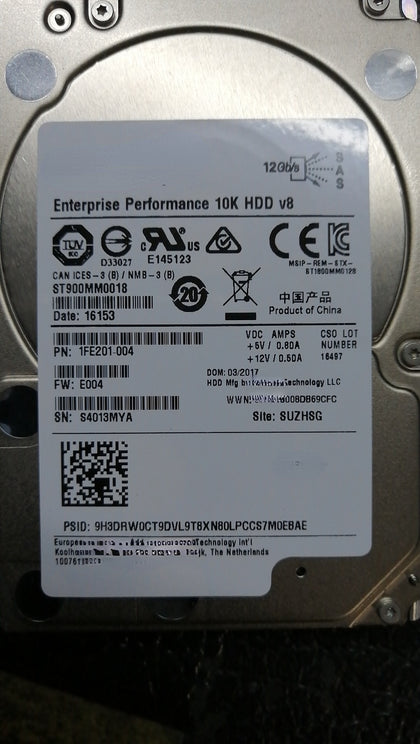 Seagate ST900MM0018 2.5 10K 900G SAS 12Gb 128M Hard Drive