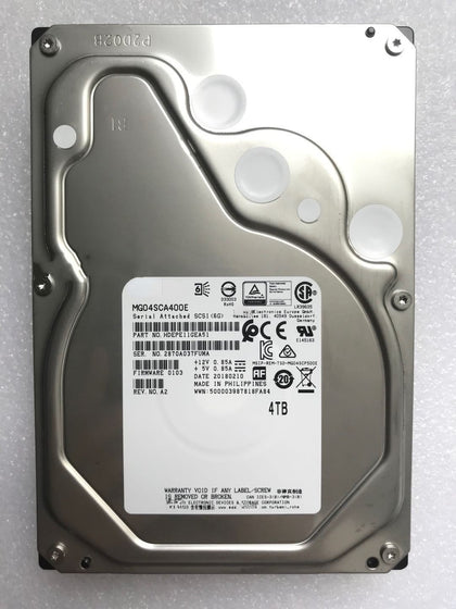 Toshiba MG04SCA400E 4TB SATA 3.5 7200 RPM Server Hard Drive