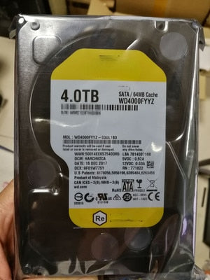 WD/Western Digital 4T Black Disk Enterprise Hard Drive 7200 RPM Cache Gaming Desktop Monitor Mechanical Hard Drive