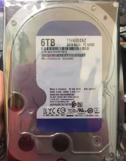 WD/Western Digital 6T Desktop Mechanical Hard Drive SATA3 Western Digital 6TB Blue Disk 3.5 Surveillance Storage