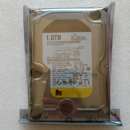 WD/Western Digital WD1003FBYX 1T Enterprise Hard Drive 1TB Desktop Monitor Server Hard Drive