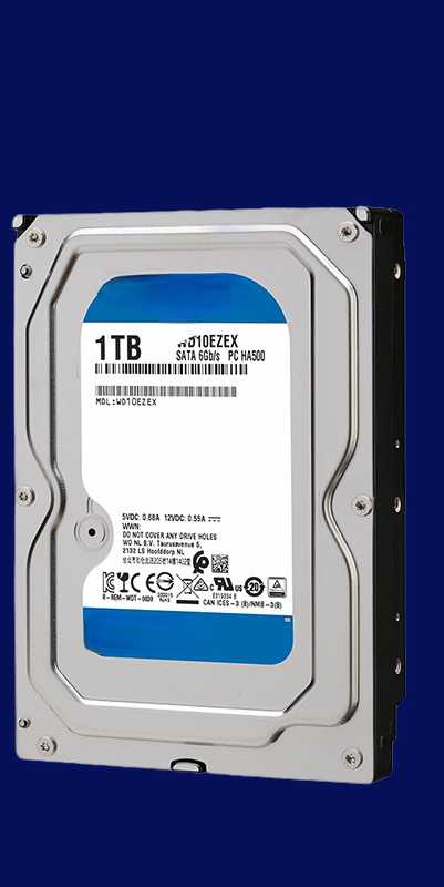 Western Digital WD10EZEX Western Digital 1T Mechanical Hard Drive 3.5-inch SATA3 Mechanical Hard Drive Blue Disk