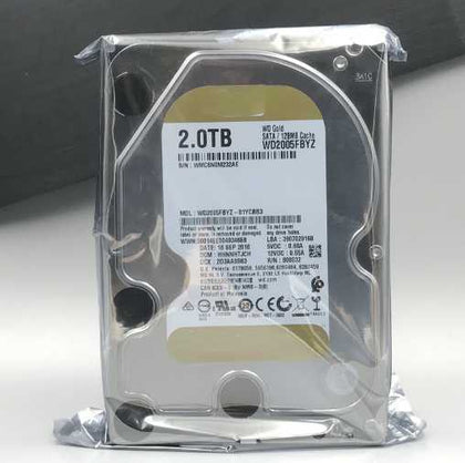 Western Digital WD2005FBYZ Gold 2TB SATA6Gb/s 7200rpm 128M Enterprise Hard Drive