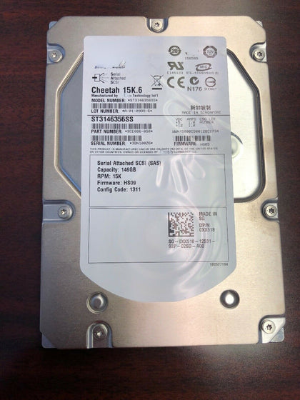 dell 1950 2900 2950 st3146356ss Hard Drive 146g 15k sas 3.5 inch