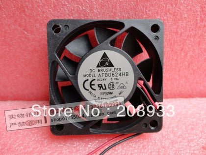 Delta 6CM inverter 6015 24V 0.12A AFB0624HB double ball cooling fan-inewdeals.com