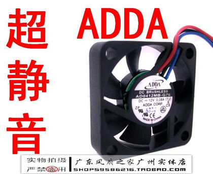 Adda 4cm 4 4010 dual ball super silent fan 15db-inewdeals.com