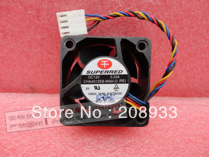 CHA4012EB-MAH-O 4 cm / 4CM 4020 PWM 12V 0.24A four-wire thermostat-speed fan cooling fan-inewdeals.com