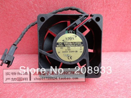 ADDA AD0624XB-A71GP 24V 0.18A 6CM 6025 inverter double ball bearing fan cooling fan-inewdeals.com