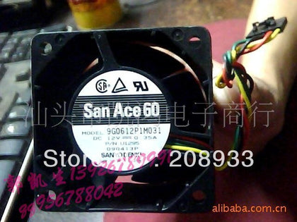 SANYO 9G0612P1M031 12V 0.35A 6038 6CM server fan cooling fan-inewdeals.com