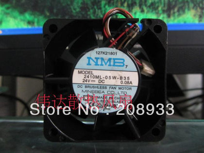 DC fan NMB-MAT 2410ML-05W-B35 6025 24V 0.08A-inewdeals.com