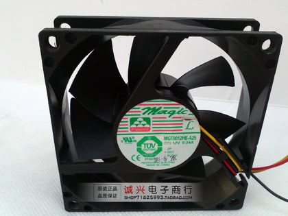 8cm8 computer case cooling fan 8025 12v 0.24a mgt8012hb-a25-inewdeals.com
