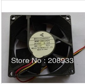 Mitsubishi Yaskawa Inverter fan mmf-08c24Ds 8025 24V 8CM 0.12A with plug cooling fan-inewdeals.com