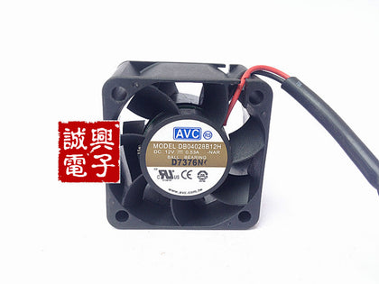 avc db04028b12h 4cm 4028 12v 0.53a dual ball cooling fan-inewdeals.com