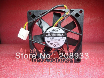 ADDA AD0812HB-D76 12V 0.18A 8CM 8015 four-line PWM thermostatically controlled fan cooling fan-inewdeals.com