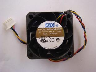 Avc 4020 12v 0.50a dbta0420b2u 4 wire 4cm fan-inewdeals.com