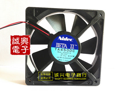 nidec a32680-16 12025 24v 0.21a dual ball cooling fan-inewdeals.com